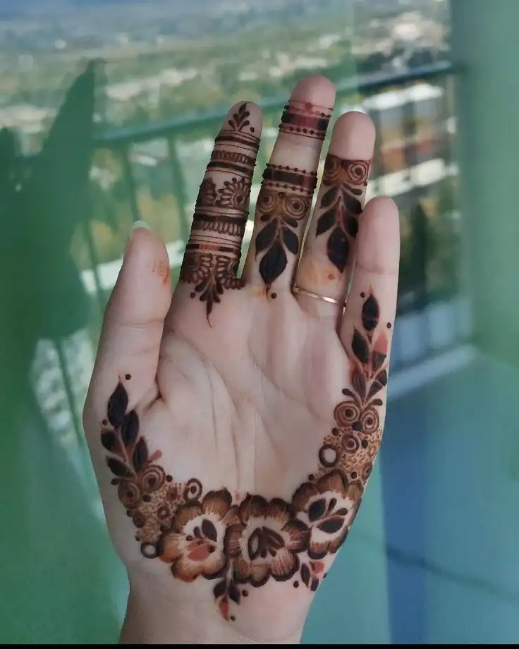 latest mehndi design image