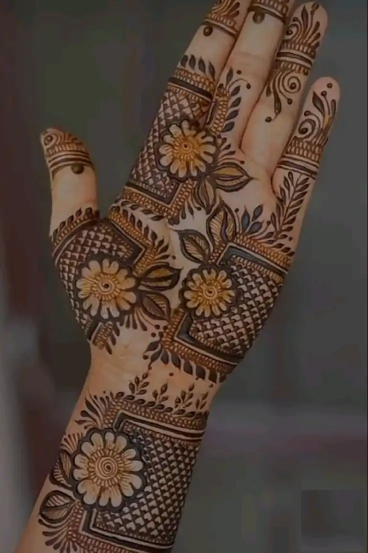 left front hand mehndi designs pic