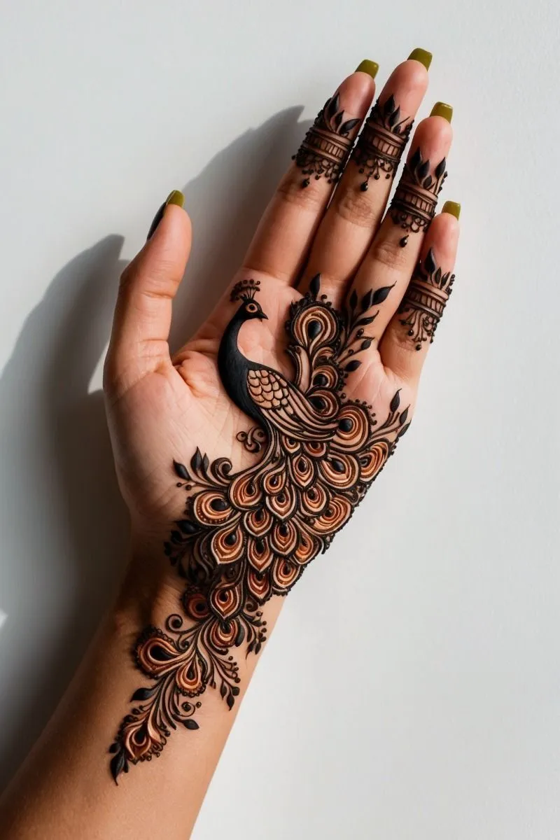 Left Front Hand Mehndi Designs Profile Dp