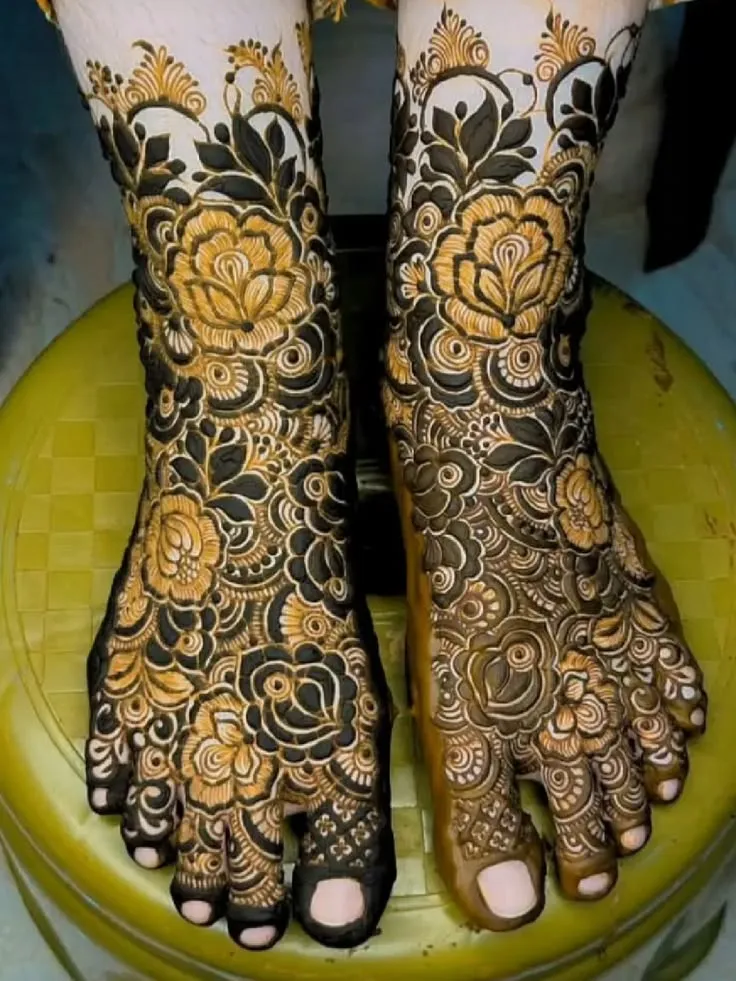 Leg Mehndi Design Profile Photo