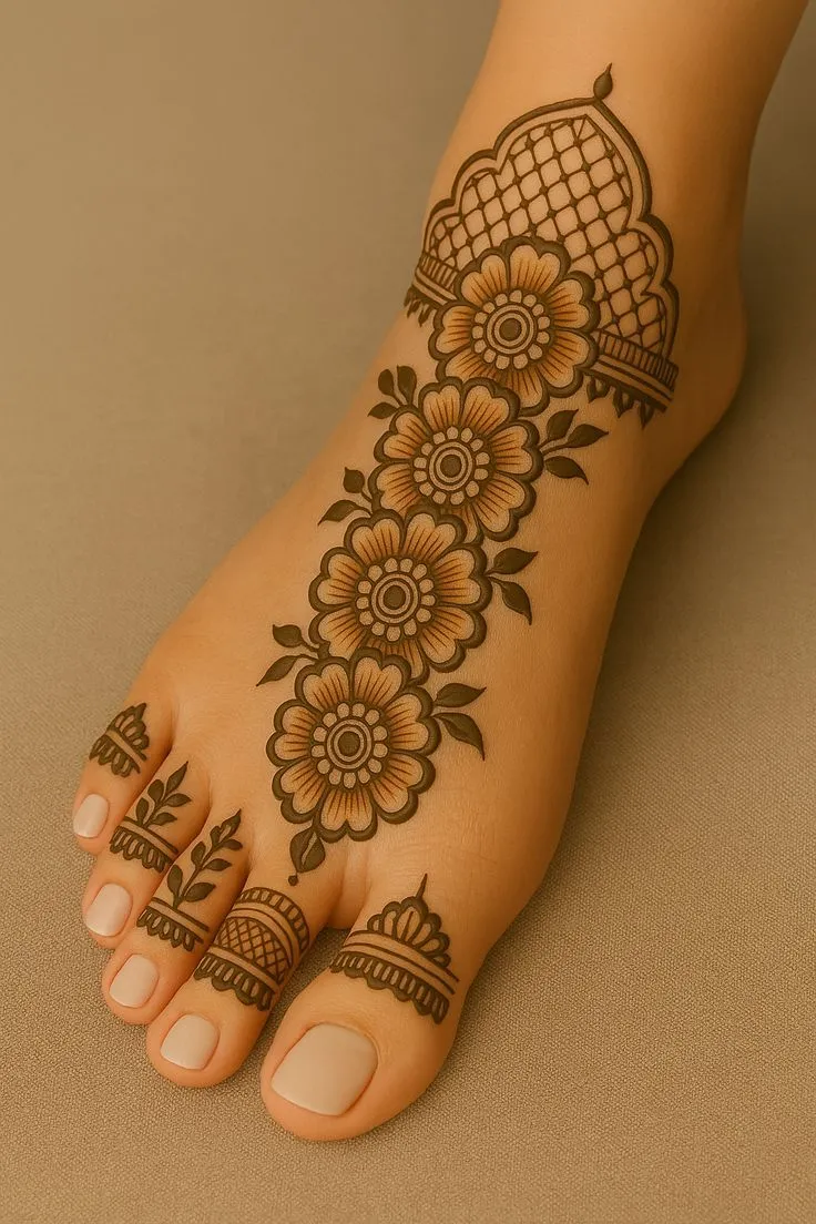 Leg Mehndi Designs Dp