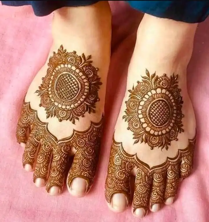 leg mehndi photos