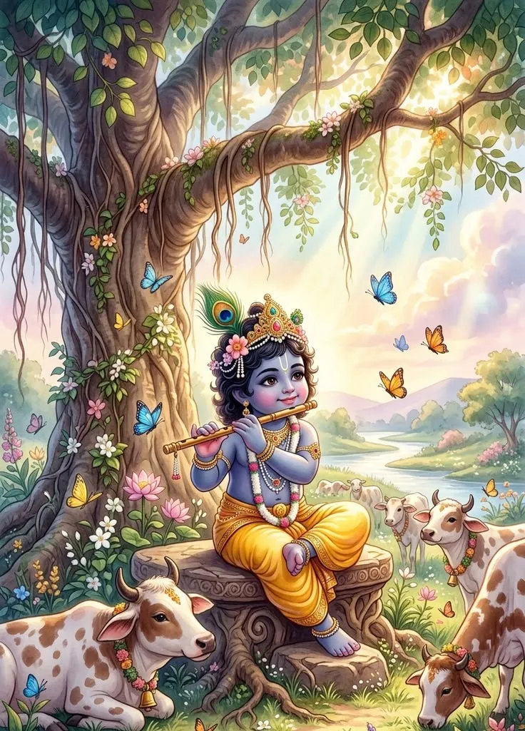 Little Krishna Dp Images