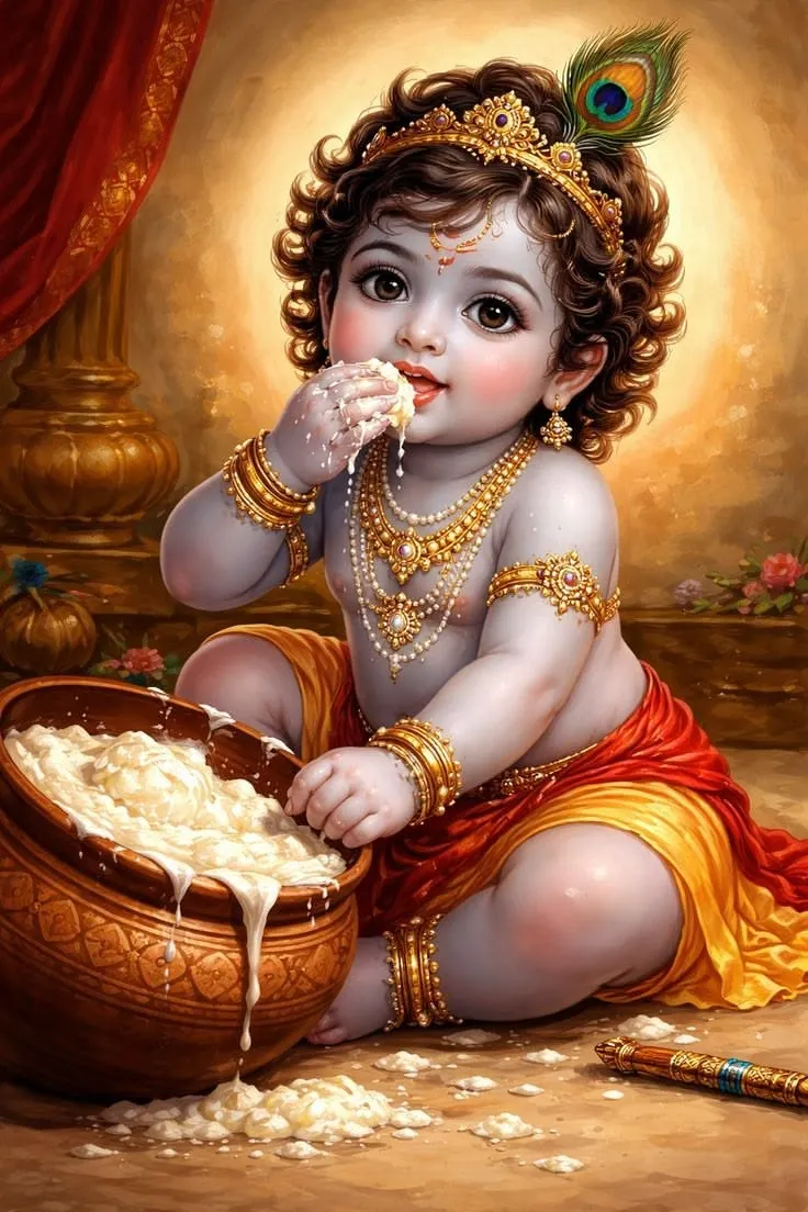 Little Krishna Dp Images