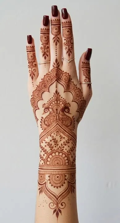 Modern Full Hand Mehndi Design Dp