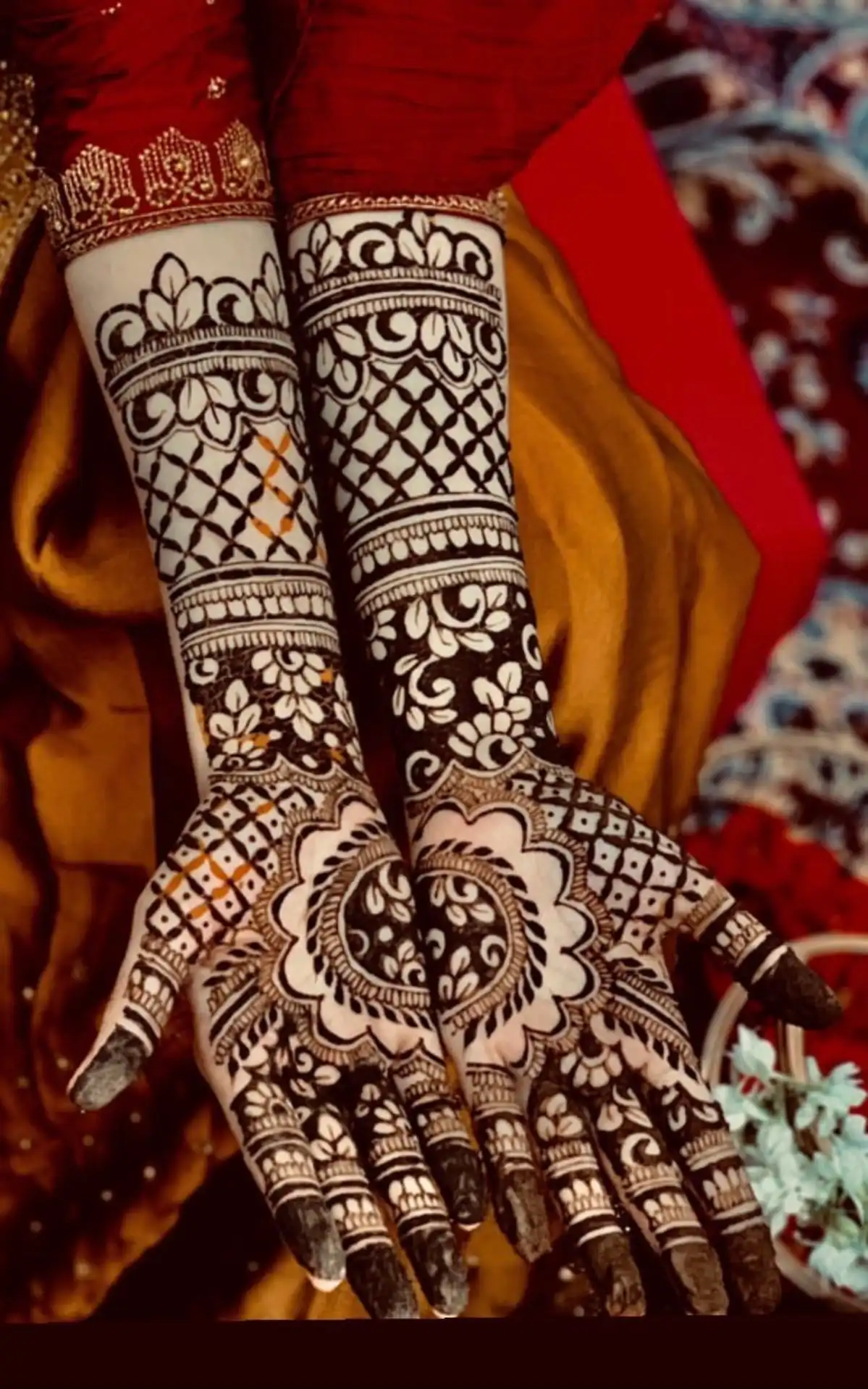 modern full hand mehndi design images
