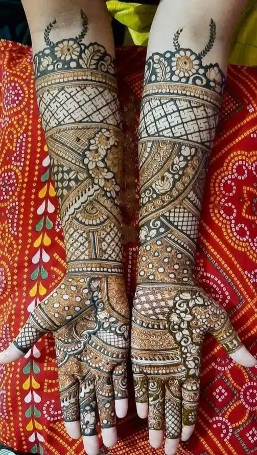 modern full hand mehndi design photos