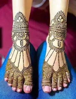 pair ki mehndi design pics