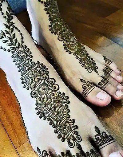 pair ki mehndi pic