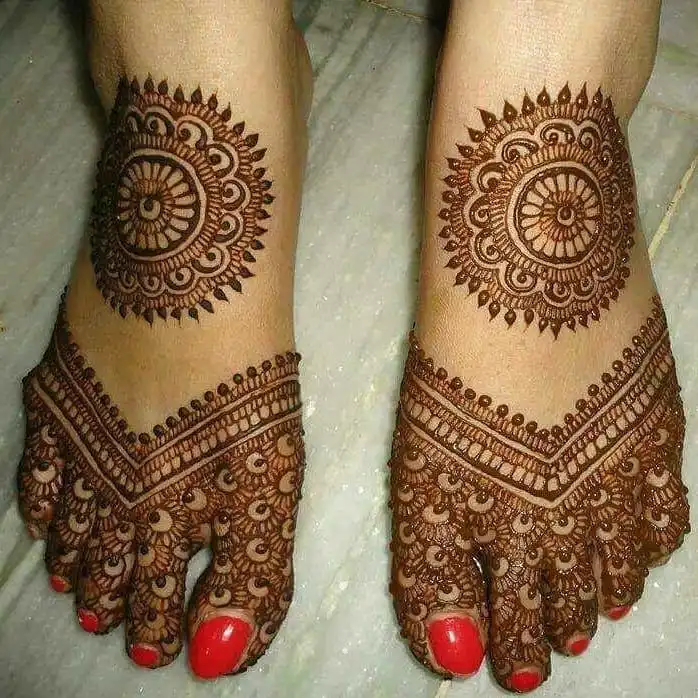 pair ki mehndi picture