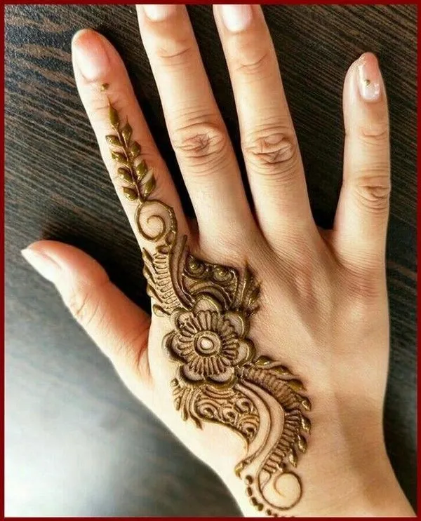 right hand back side mehndi design photos