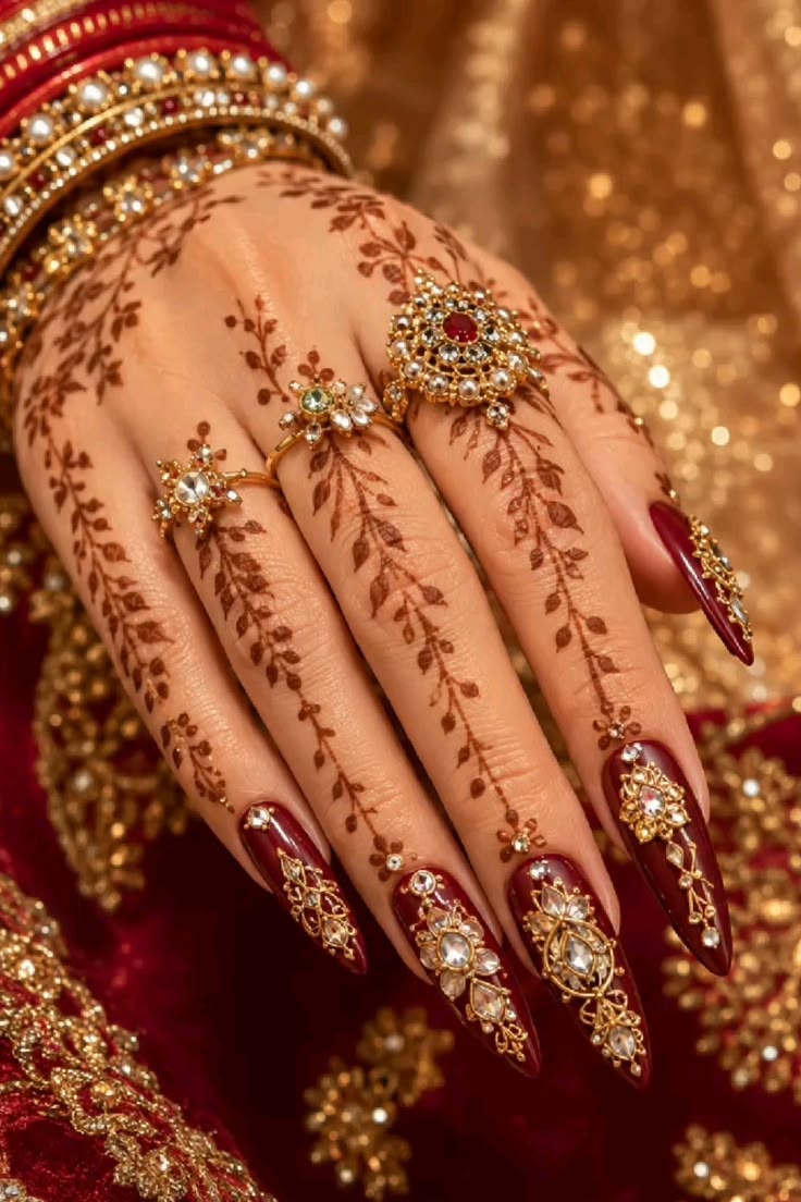 Ring Finger Mehndi Design