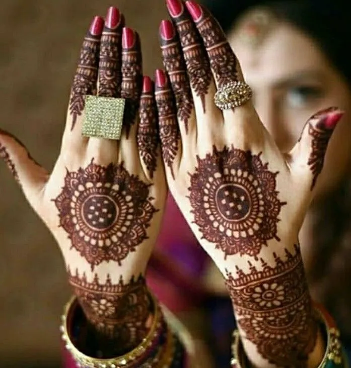 Ring Finger Mehndi Design Dp