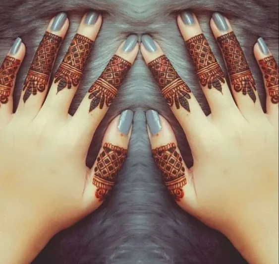 royal finger mehndi design pics