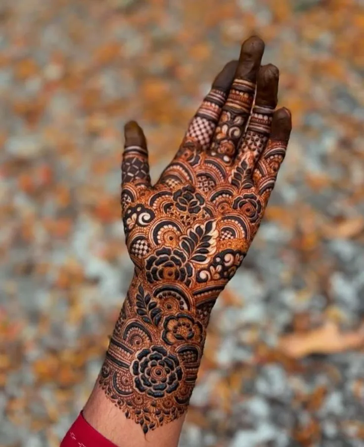 Simple Front Hand Mehndi Design Dp Image