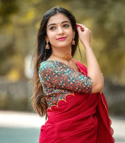simple girl image