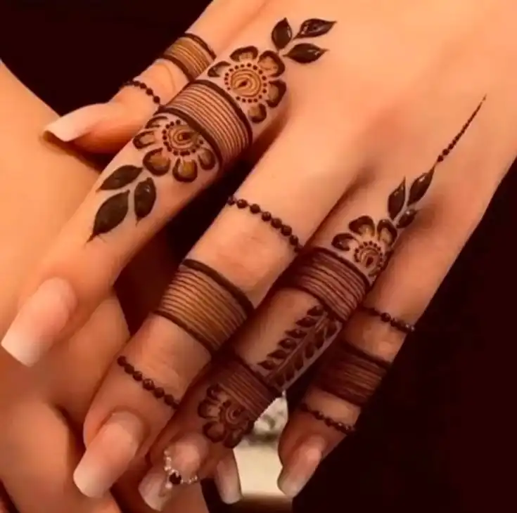 simple mehndi image