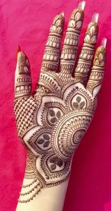 simple mehndi pic