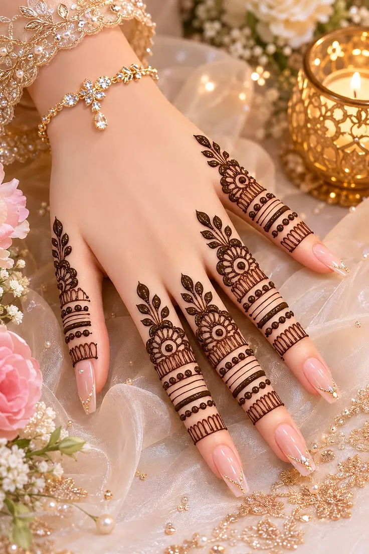 Stylish Finger Mehndi Design Dp Images