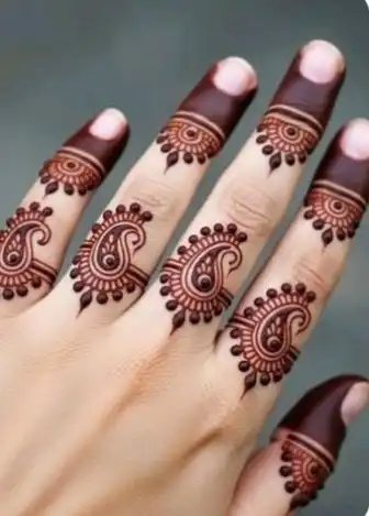 very simple mehndi designs photo